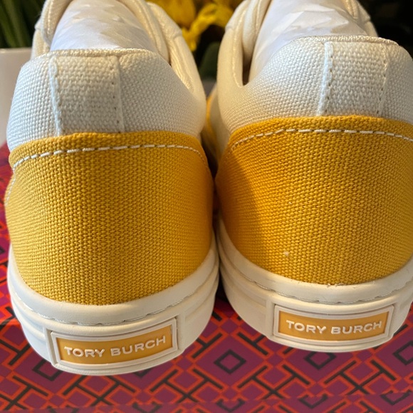 TORY BURCH CANVAS COURT SNEAKERS - Picture 7 of 9